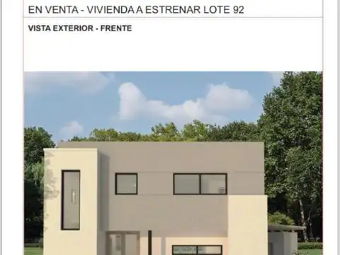 CASA 4 AMBIENTES A ESTRENAR EN BARRIO PRIVADO ARENAS CHICO