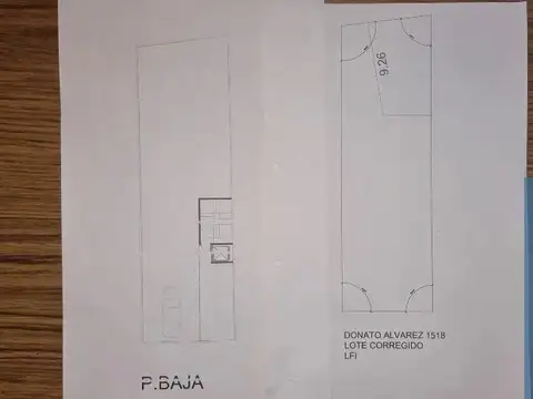 Terreno en Venta 866  mts Fondo