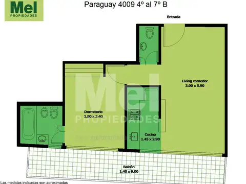 Paraguay 4000, Piso 7