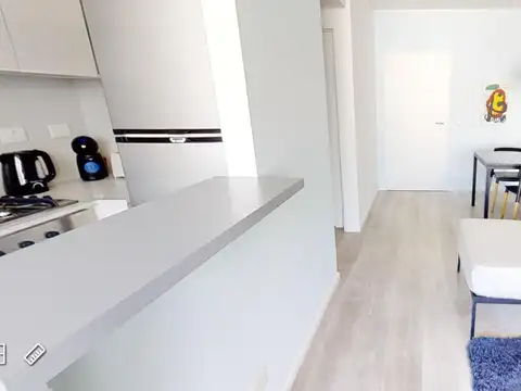 Departamento 2 ambientes con 2 baños