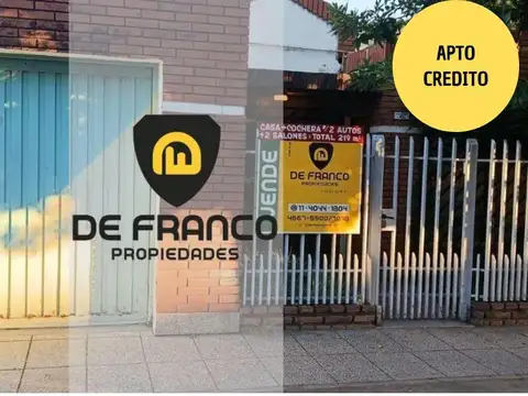 VENTA CASA 5 AMBIENTES EN LOS POLVORINES CON SALON