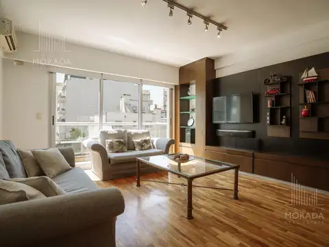 Departamento en un piso alto, con pileta y balcón , en Palermo Hollywood
