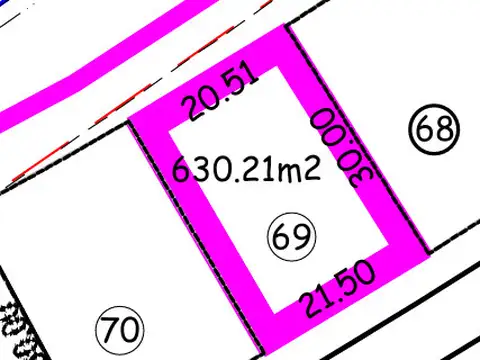 Terreno en Venta de 630,0 m2