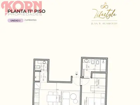 Departamento en Venta en Palermo Hollywood, USD 309.641