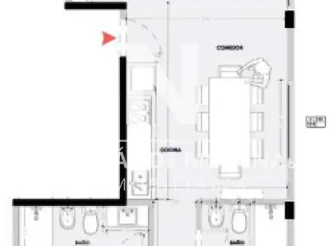 Departamento en Venta de 3 ambientes