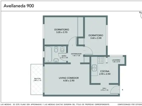 Avellaneda 900 , Piso 1