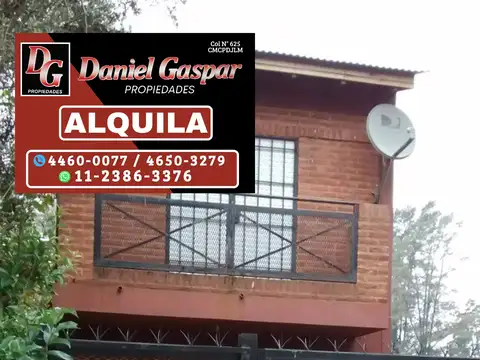 ALQUILER - DUPLEX 3 AMB. COCHERA Y PATIO - IMPECABLE!!!!!