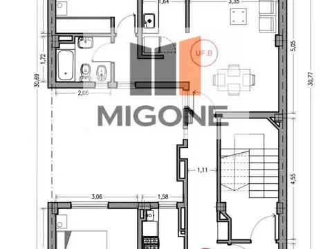 SAAVEDRA 1800, Piso 2