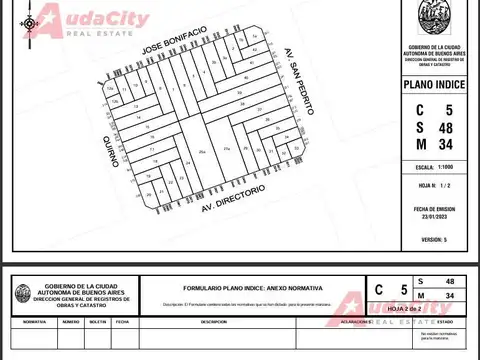 Terreno en Venta 8  mts Frente