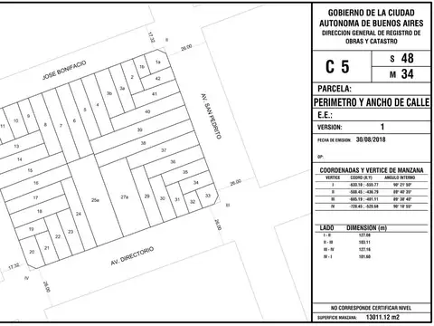 Terreno en Venta de 840,0 m2