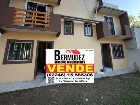 Venta Duplex De 3 Ambientes En Mar Del Tuyu Calle 67 Entre 5 Y 6