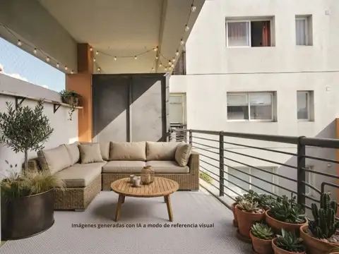 LOFT 43,15 m² MODERNO C/BCÓN ATERRAZADO BAJAS EXP