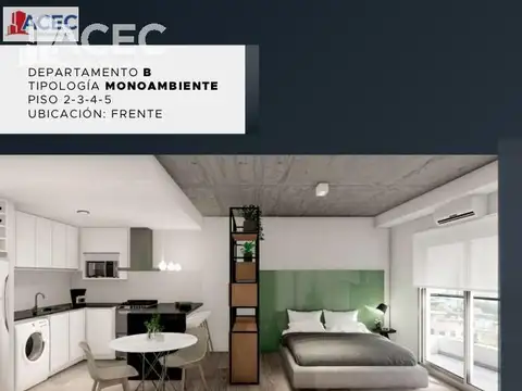 Departamento en Venta de Monoambiente