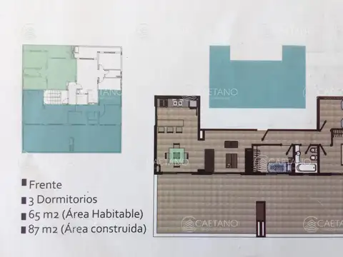 Departamento en Venta de 4 ambientes