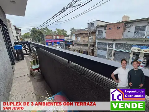 Departamento 3 ambientes con 1 baño