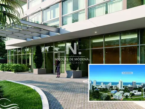En venta impecable apartamento de 1 dormitorio en Playa Brava, Punta del Este 