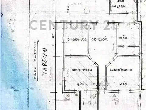 Casa 3 ambientes con 1 baño