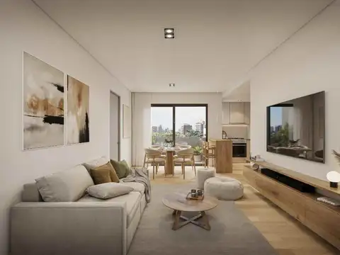 Venta depto 2 ambientes en pozo en el barrio nuñez