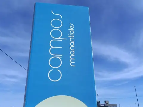 VENTA LOTE CAMPOS DE MANANTIALES 312 M2