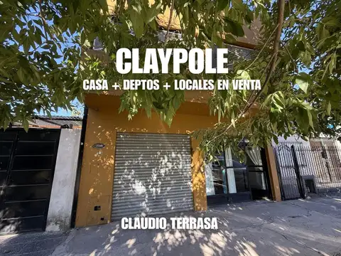 CASA + DEPTOS + LOCALES EN VENTA EN CLAYPOLE