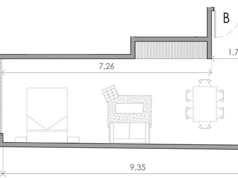 Departamento en Venta de Monoambiente