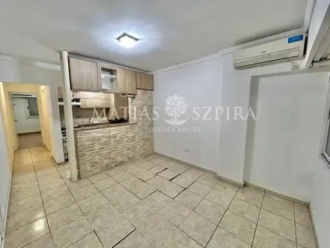 Departamento 2 ambientes con 1 baño