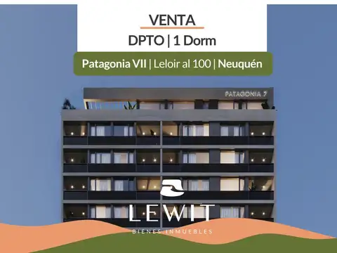 Venta departamentos en pozo | 1 dormitorio | Edificio Patagonia VII | Leloir al 100 | Neuquén