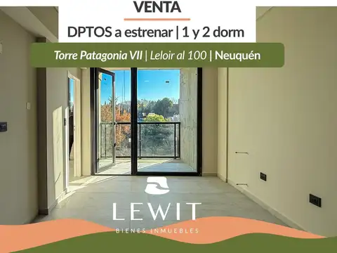Venta departamentos en pozo | 1 dormitorio | Edificio Patagonia VII | Leloir al 100 | Neuquén