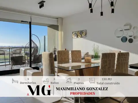 Departamento 4 ambientes con 3 baños