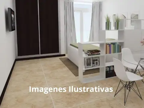 Departamento Monoambiente con 1 baño