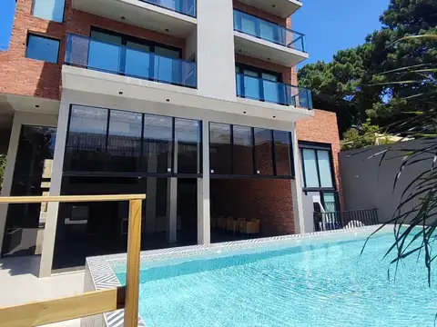 Departamento dos ambientes con terraza en Pinamar