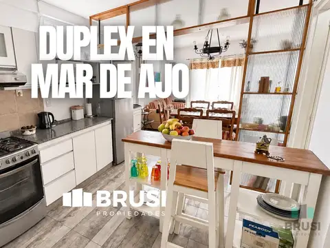 DUPLEX EN VENTA EN MAR DE AJO - 3 AMBIENTES