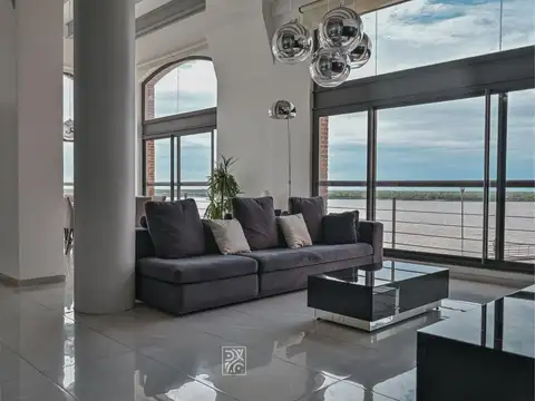 Departamento en Puerto Norte, 4 dormitorios con vista al rio y cochera