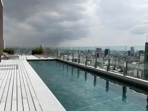 Departamento 2 ambientes con 2 baños