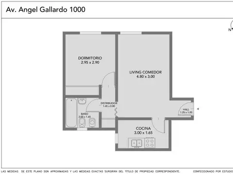 Departamento en Venta de 2 ambientes