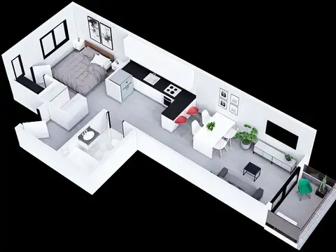 Departamento en Venta en Almagro, USD 106.999