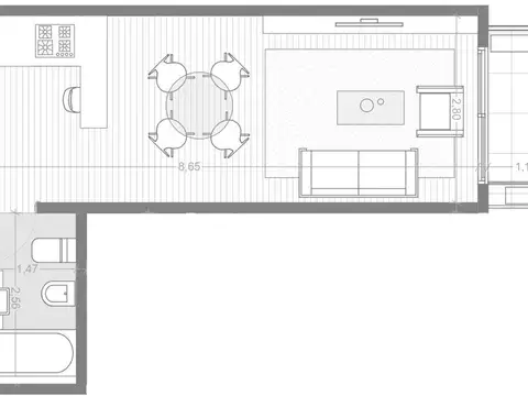 Departamento en Venta con 1 cochera