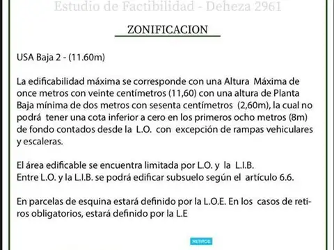 Terreno en Venta de 375,0 m2