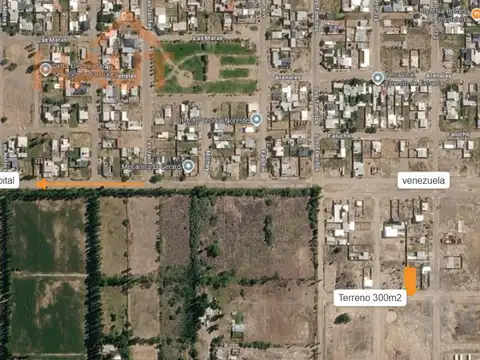 Terreno en Venta 10  mts Frente