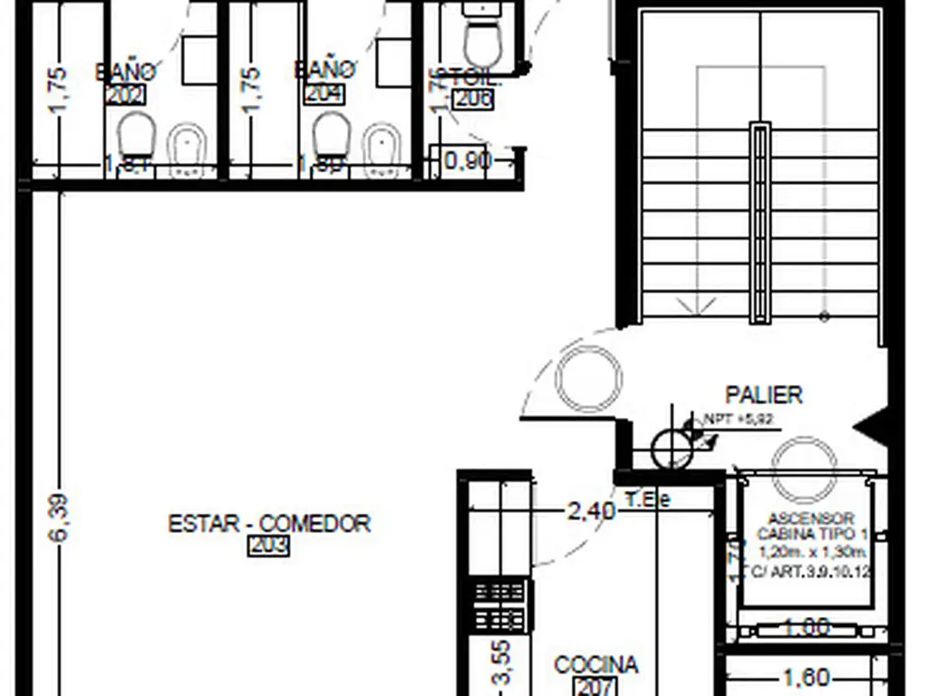 Av. Del Carril 2990 de 3 Dormitorios