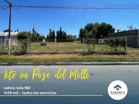 LOTE EN VENTA EN POZO DEL MOLLE