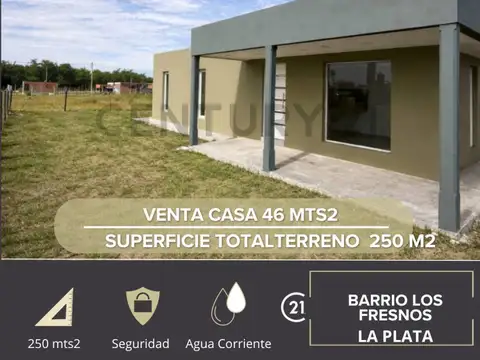 VENTA CASA 2 AMBIENTES LOS FRESNOS ARTURO SEGUI - LA PLATA