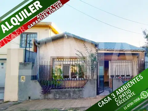 ALQUILER EXCELENTE PH NO PAGA EXPENSAS :: 3 AMBIENTES ::