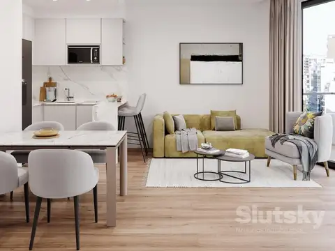 Departamento Monoambiente con 1 baño
