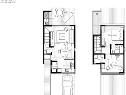 Depto Tipo Casa en Venta de 2 dormitorios