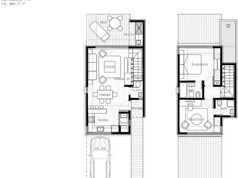 Depto Tipo Casa en Venta de 3 ambientes