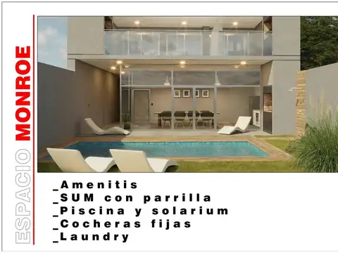 Monroe 4443/7 de  1 y 2 Dormitorios