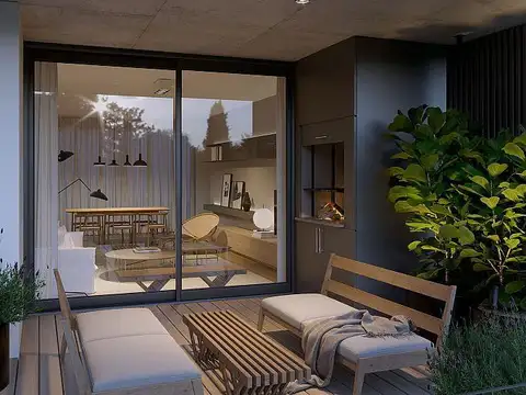 Departamento 2 ambientes con 1 baño