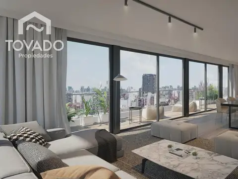 3 Ambientes con balcon terraza en Edificio de Categoría en Palermo! En Construcción!