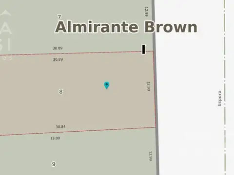 Terreno en Venta 31  mts Fondo